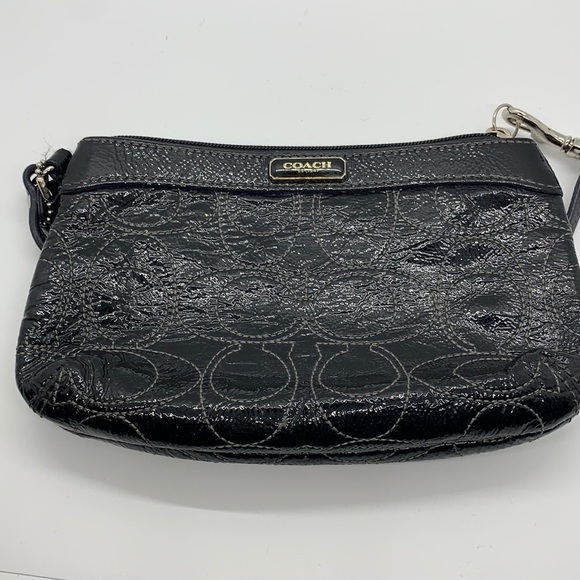 Coach Handbags - Coach Black Zippered Wristlet